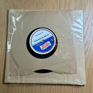 WWII Pepsi-Cola Your Man In Service Voice Record Disc 1940s w/ Brown Sleeve RARE